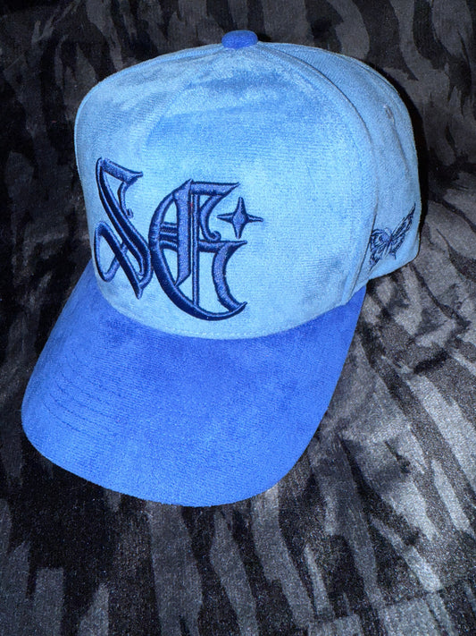 Midnight Wave Suede Cap