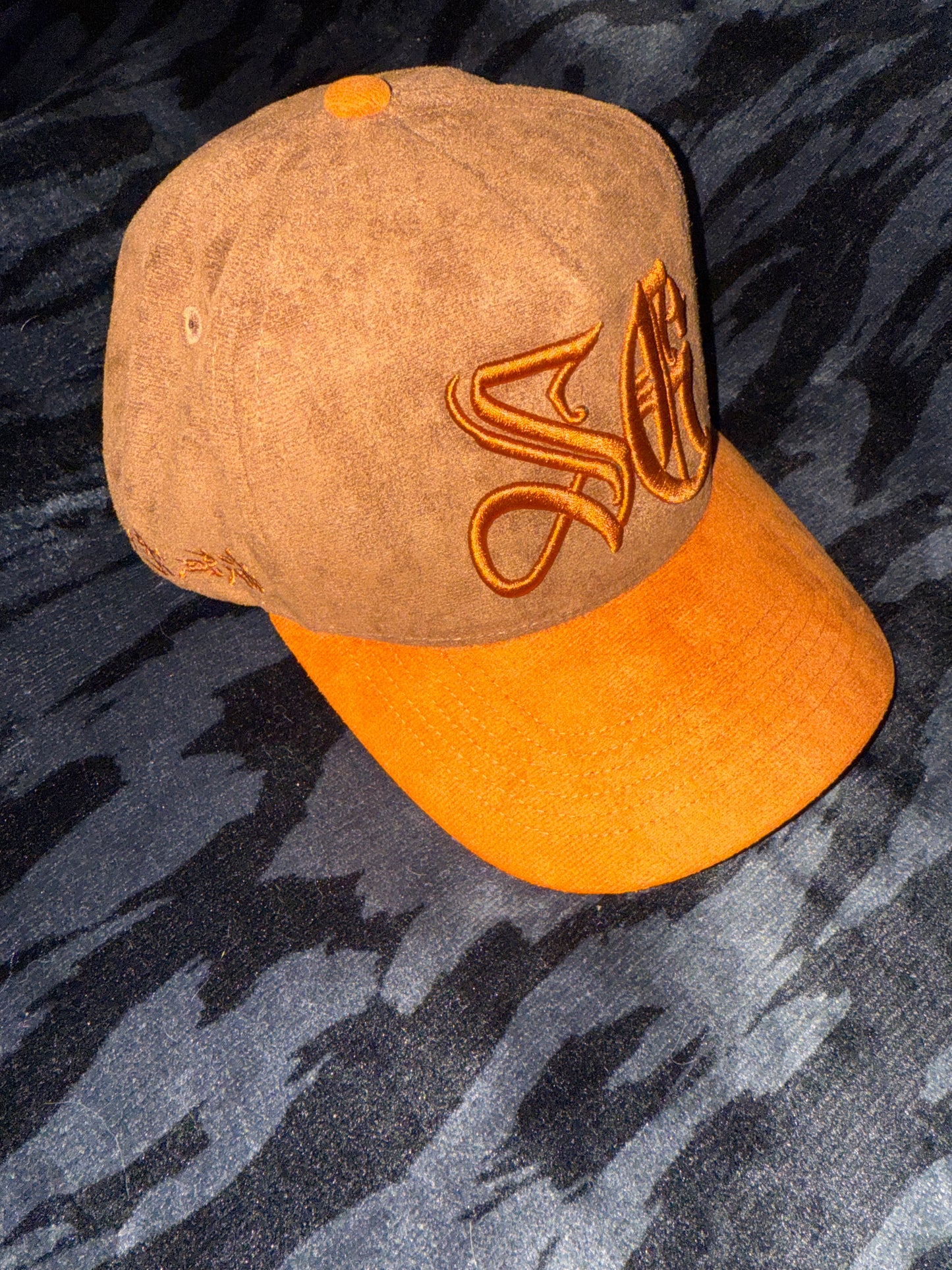 Pumpkin Spice Suede Cap