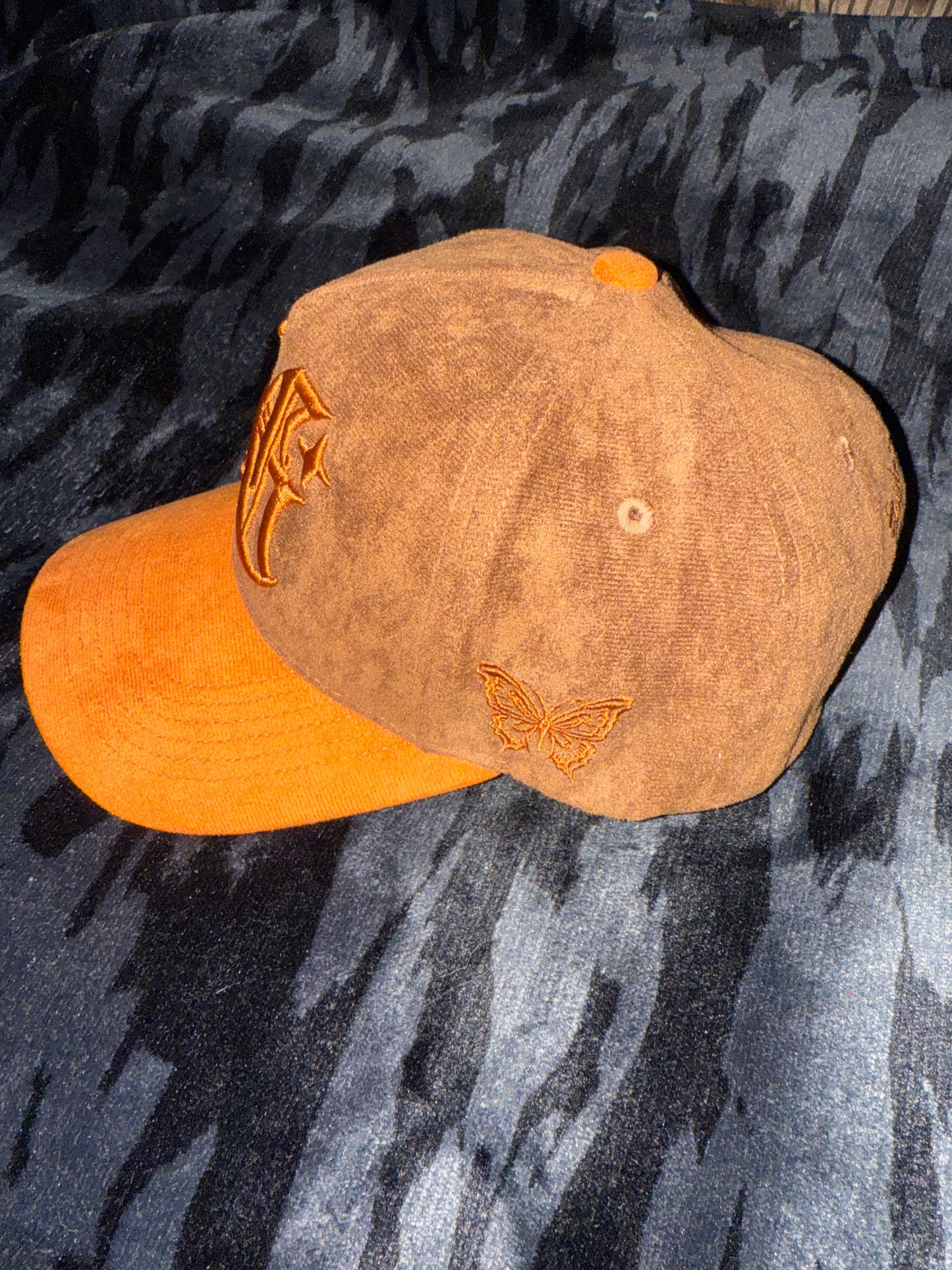 Pumpkin Spice Suede Cap