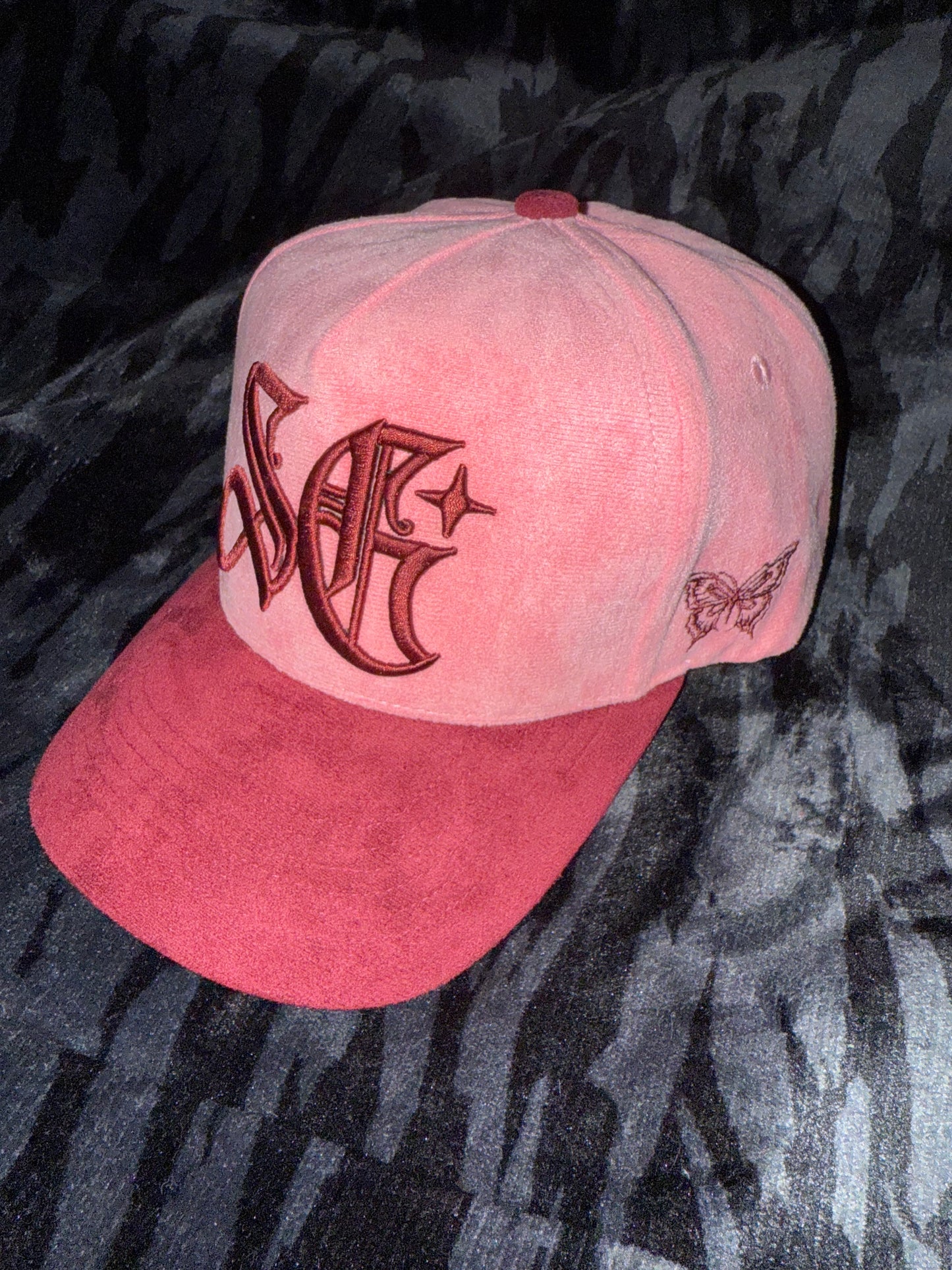 Berry Crush Suede Cap