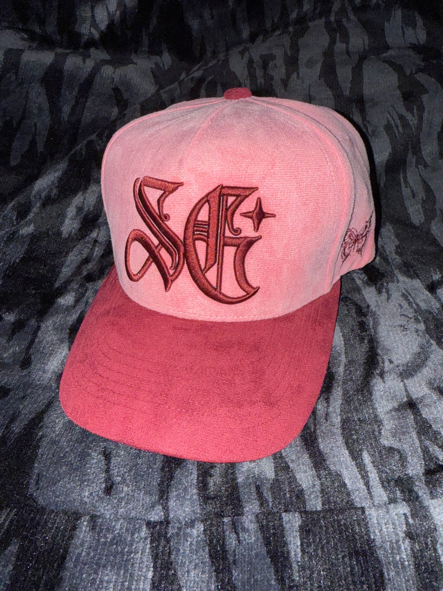 Berry Crush Suede Cap