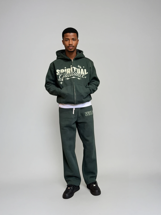 Emerald Reverie Oversize Tracksuit